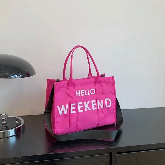 SHEIN Bags Hello Weekend Nylon Tote Poshmark